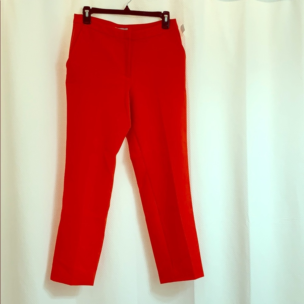 Orange slim fit pant